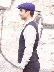 Hansen Garments Daniel Vest, Black Stripe