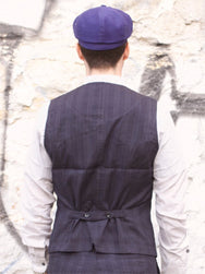 Hansen Garments Daniel Vest, Black Stripe