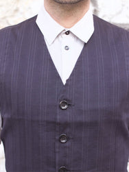 Hansen Garments Daniel Vest, Black Stripe