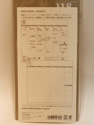 Midori 018 - Free Weekly Diary