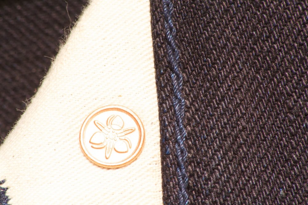 Momotaro Jeans Slim Straight Indigo x Black 0202