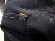 Indigofera Ray Black Gunpowder Selvedge