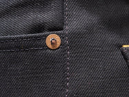 Indigofera Ray Black Gunpowder Selvedge