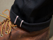 Indigofera Ray Black Gunpowder Selvedge