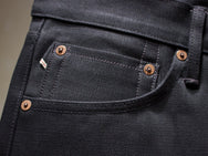 Indigofera Clint Black Gunpowder Selvedge