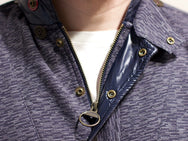 Barbour Dept B Dash Half Zip Navy