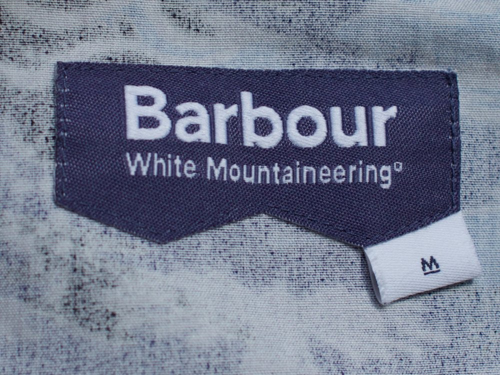 Barbour x White Mountaineering Wave Shirt Blue