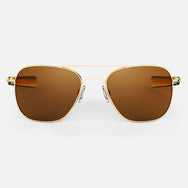 Randolph Aviator - 23K Gold / SkyTec™ Glass Polarized - American Tan