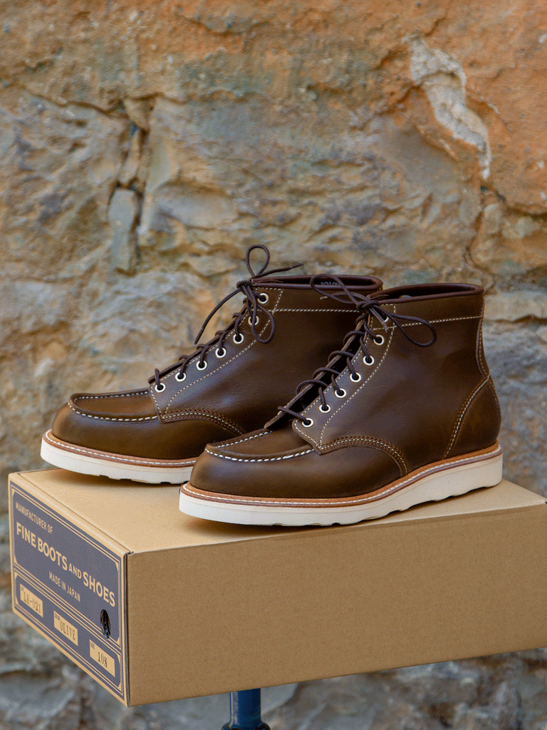 John Lofgren Moc Toe Horween Chromexcel Dark Olive