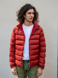 Ten C Liner With Pockets / Down - Bordeaux 20CTCUD03113