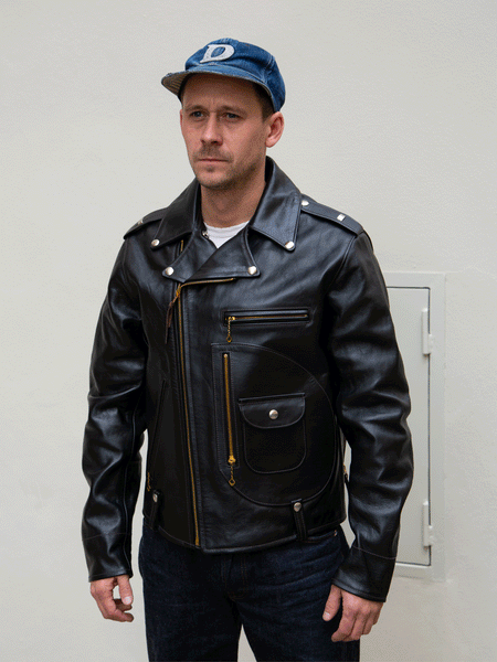 Buco BJ21101 J-24 Jacket (New Fit) / Horsehide - Black