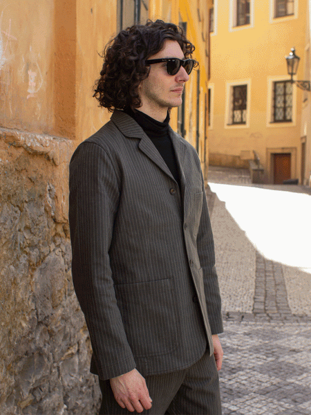 Hansen Garments Lukas Khaki Pin
