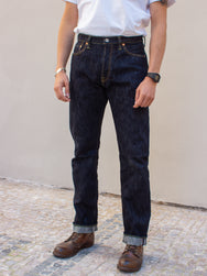 Iron Heart IH-888S-SLB Relaxed Tapered Jeans / 16oz Slubby Selvedge Denim- Indigo
