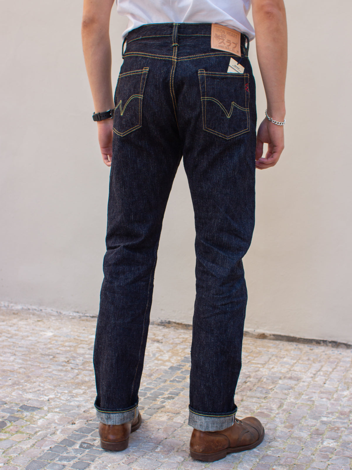 Iron Heart IH-888S-SLB Relaxed Tapered Jeans / 16oz Slubby Selvedge Denim- Indigo
