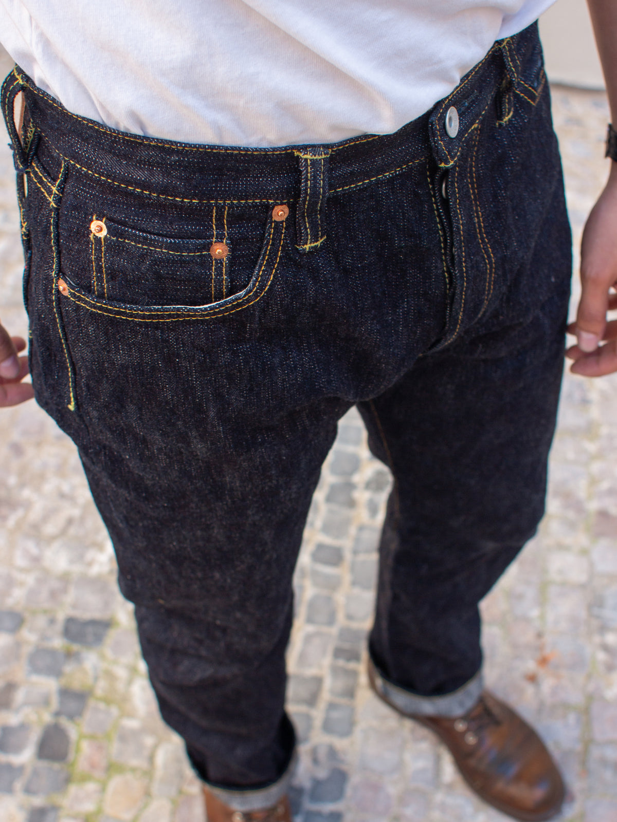 Iron Heart IH-888S-SLB Relaxed Tapered Jeans / 16oz Slubby Selvedge Denim- Indigo