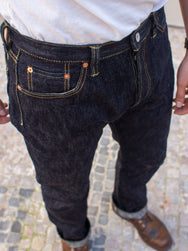 Iron Heart IH-888S-SLB Relaxed Tapered Jeans / 16oz Slubby Selvedge Denim- Indigo