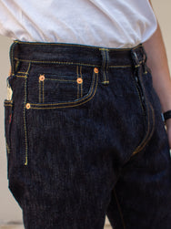 Iron Heart IH-888S-SLB Relaxed Tapered Jeans / 16oz Slubby Selvedge Denim- Indigo