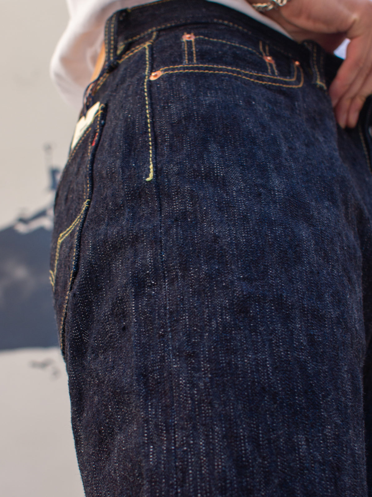 Iron Heart IH-888S-SLB Relaxed Tapered Jeans / 16oz Slubby Selvedge Denim- Indigo