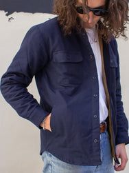Nudie Jeans Glenn - Padded Shirt / Navy (6205200090)