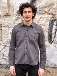 Studio d'Artisan 5633 Sashiko Shirt Grey