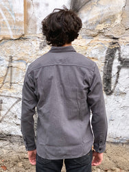 Studio d'Artisan 5633 Sashiko Shirt Grey
