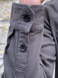 Studio d'Artisan 5633 Sashiko Shirt Grey