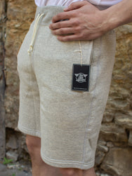 Joe McCoy MC21019 9oz. Loopwheel Sweatshorts Ash Grey