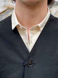 Hansen Garments Daniel Waistcoat Black