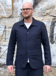 Hansen Garments Johannes Jacket 3-Tone Blue