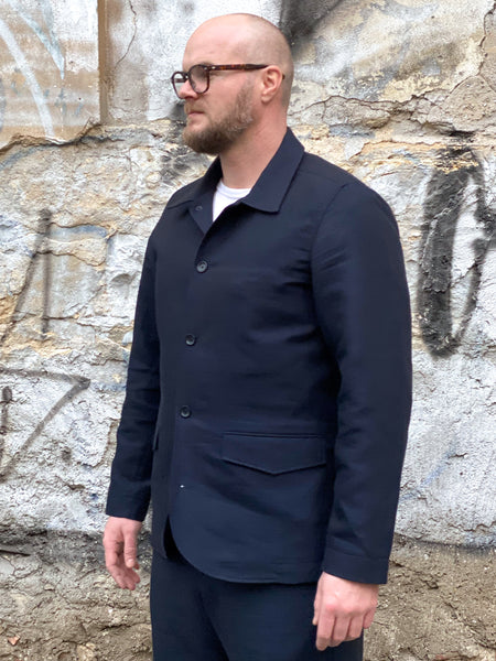 Hansen Garments Johannes Jacket 3-Tone Blue