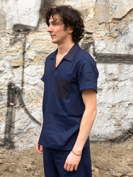 Hansen Garments Phillip Shirt Indigo