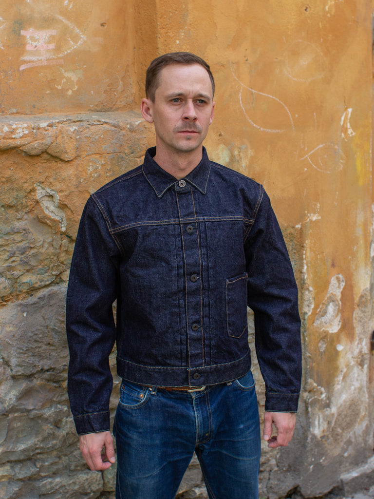 ジャケット・アウター BLACK SIGN 1st 14oz Denim Pleats Jacket Black Sign 14oz Denim Pleats Jacket (BSFJ-16408IND) | denimheads.cz