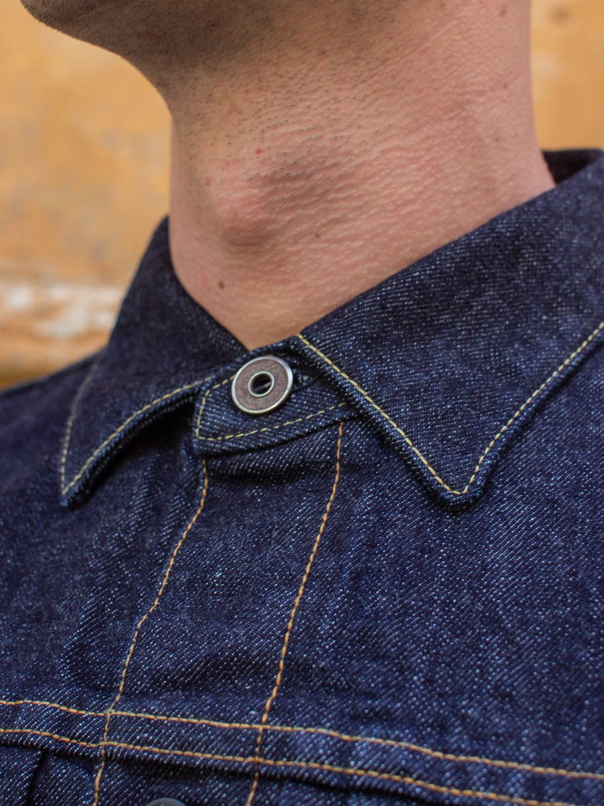 Black Sign 14oz Denim Pleats Jacket (BSFJ-16408IND)