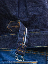 Black Sign 14oz Denim Pleats Jacket (BSFJ-16408IND)