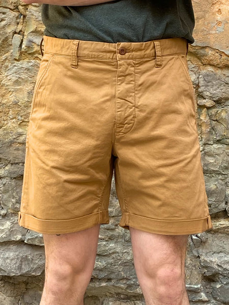 Nudie Jeans Luke Shorts Smooth Comfort Camel