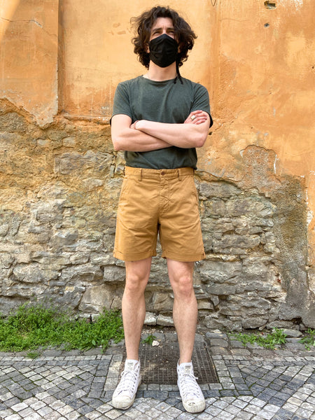 Nudie Jeans Luke Shorts Smooth Comfort Camel