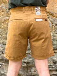 Nudie Jeans Luke Shorts Smooth Comfort Camel