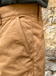 Nudie Jeans Luke Shorts Smooth Comfort Camel
