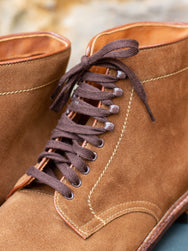 Alden 4511HC Plain Toe Boot - Snuff Suede