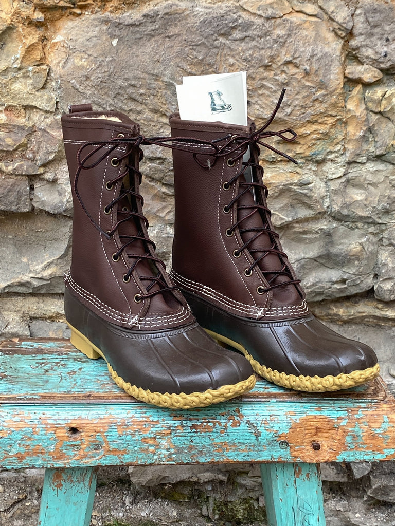 Ll bean shearling outlet boots womens