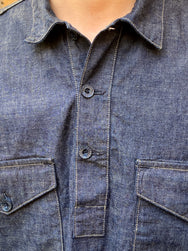 Indigofera Teeter Shirt Military Chambray