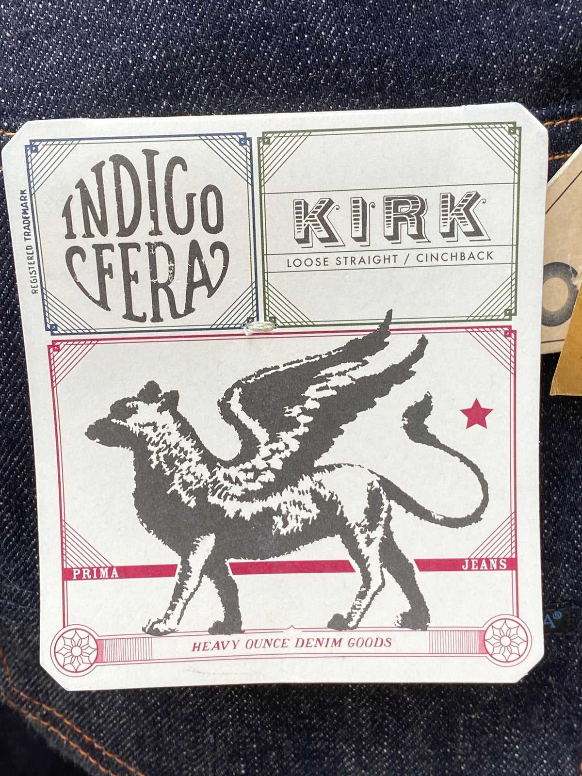 Indigofera Kirk Fabric No.2 16oz