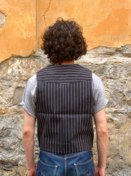 Indigofera Harrison Vest Trickery Stripe