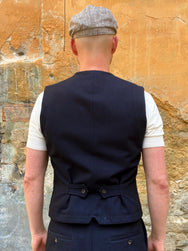 Hansen Garments William Waistcoat Deep Indigo