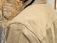 Iron Heart IHJ-84-BEI 12oz Selvedge Chino Type II Jacket – Beige