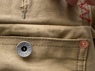 Iron Heart IHJ-84-BEI 12oz Selvedge Chino Type II Jacket – Beige