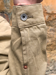 Iron Heart IHJ-84-BEI 12oz Selvedge Chino Type II Jacket – Beige