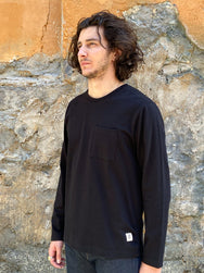 Nudie Jeans Rudi Heavy Pocket Tee Black