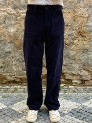Nudie Jeans Lazy Leo Cord Navy