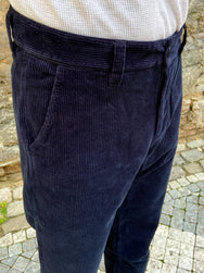 Nudie Jeans Lazy Leo Cord Navy